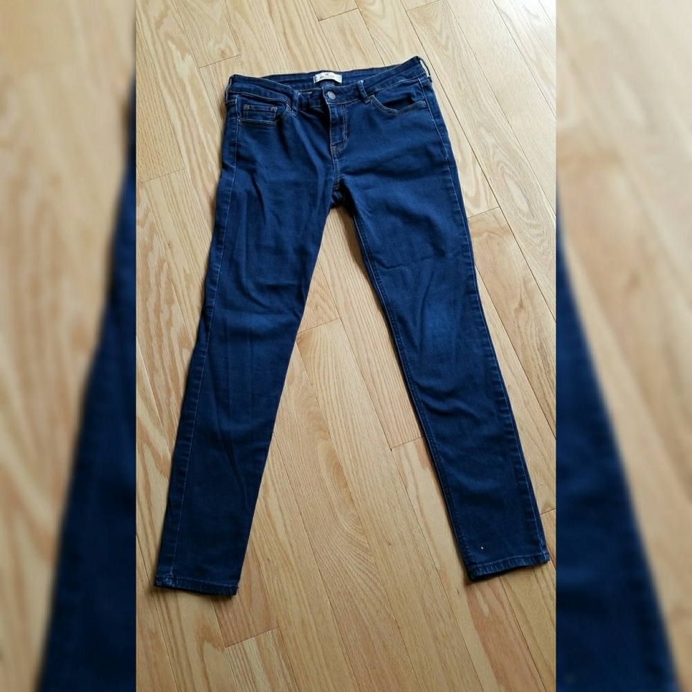 Dark blue jeans
